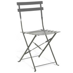 Habitat Eve 4 Seater Folding Metal Patio Set - Grey | Outdoor Garden Furniture