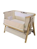 Tutti Bambini CoZee Sense Bedside Crib Sand | Baby Bedside Sleeper Crib