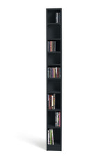 Maine Tall CD and DVD Storage unit - Black