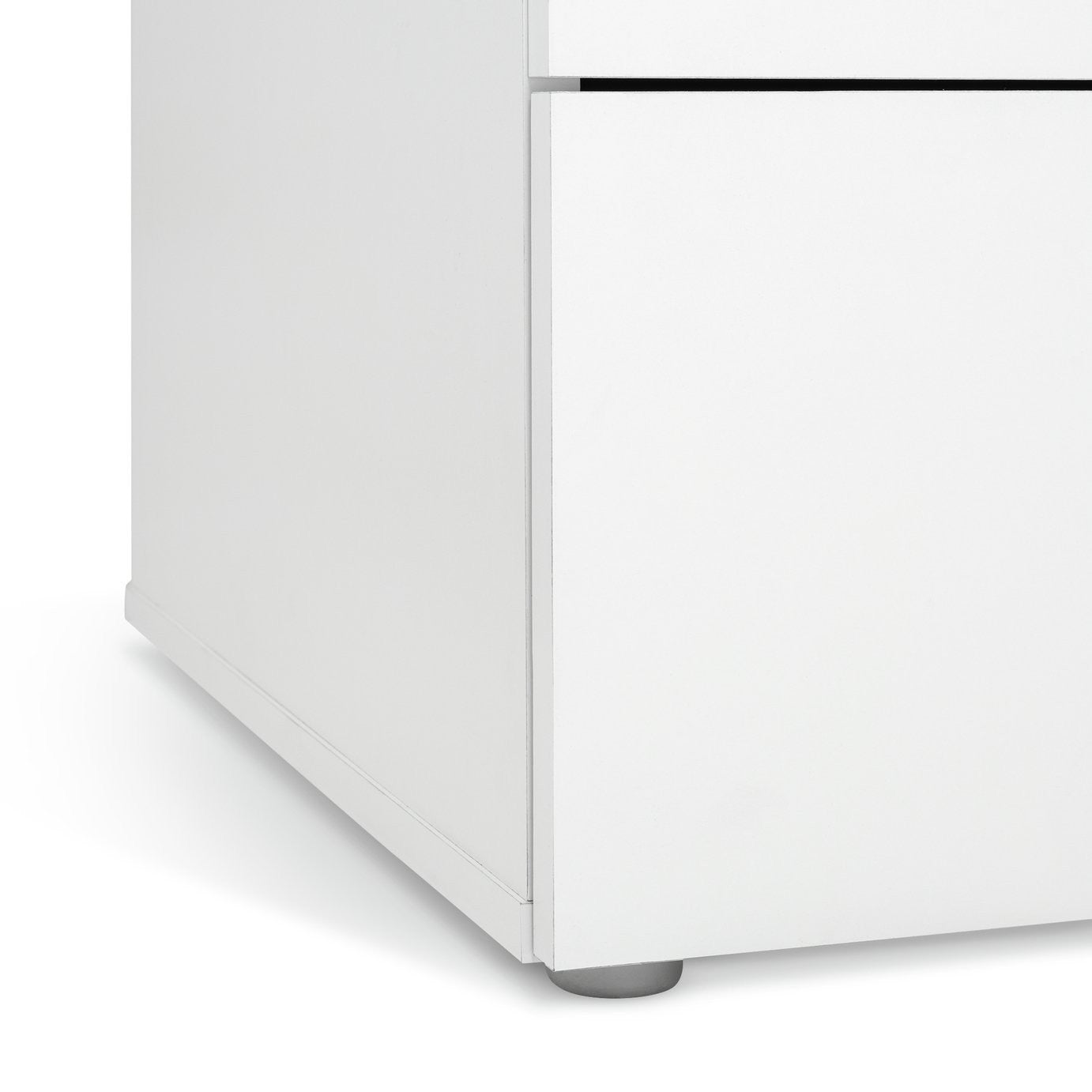 Zeke 2 Door Wardrobe - White | Bright Minimalist Styling
