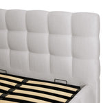 Bowie Small Double End Lift Ottoman Bed - Grey | Practical Lift Mechanism