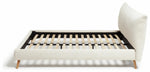 Marshmallow Boucle Kingsize Bed Frame - White ( B Grade )