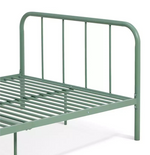 Home Charlie Small Double Bed Frame Sage Green | Metal Bedroom Furniture