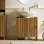 Aliford Undersink Unit - Oak | Ultra-smart Bathroom Space Organizer