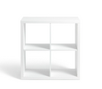 Habitat Squares Plus 4 Cube Storage Unit - White | Modern Organizer Home Office