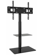 AVF AR-UN60BB Up to 70 Inch TV Stand Black | Modern TV Entertainment Unit