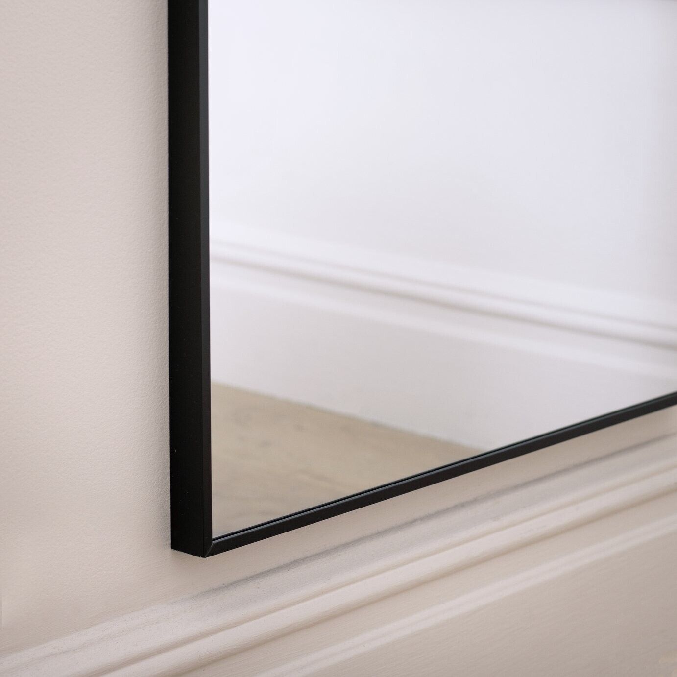 Habitat Arch Full Length Wall Mirror - Black - 50x150cm