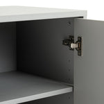 Zander Textured Small Sideboard - Grey | Modern Storage Cabinet