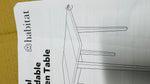 Kendal Solid Wood Extending Table & 2 White Chair ( B Grade 40059 - 40063 )