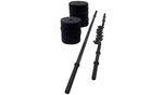 Opti Vinyl Dumbbell and Barbell Set 25kg | Strength Training Weights Home Gym