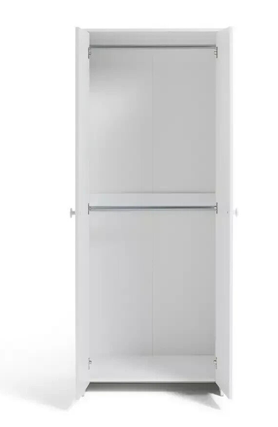 Habitat Juno 2 Door Wardrobe - White ( B Grade 54801 - 54802 )