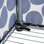 Sicilia Heavy Duty Storage Wardrobe - Black & White