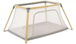 Tutti Bambini CoZee Go Crib Oak Charcoal | Portable Baby Bed & Travel Crib