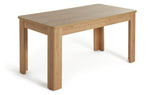Miami Curve Extending Oak Effect Dining Table
