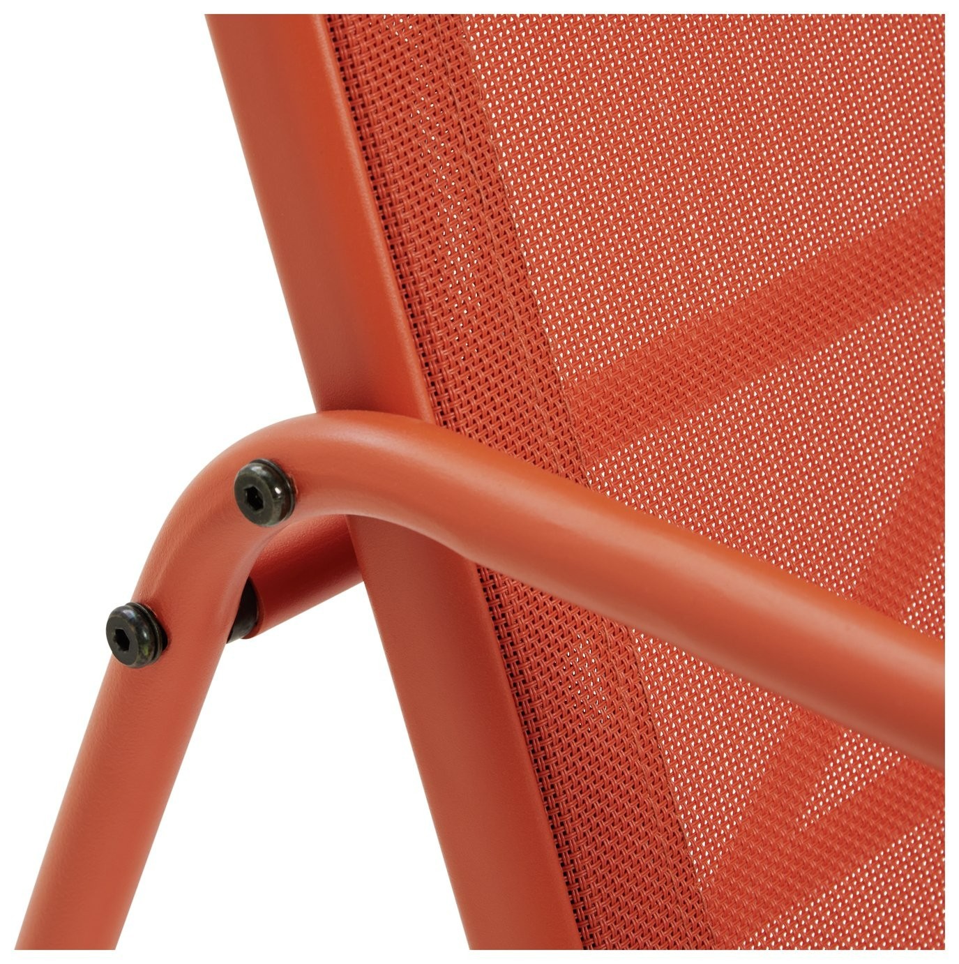 Cali 4 Seater Metal Patio Set - Orange | Bright Garden Furniture
