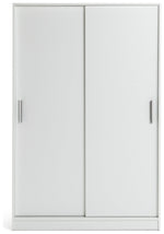 Nova 2 Door Sliding Wardrobe - White ( B Grade 70265 - 70266 )