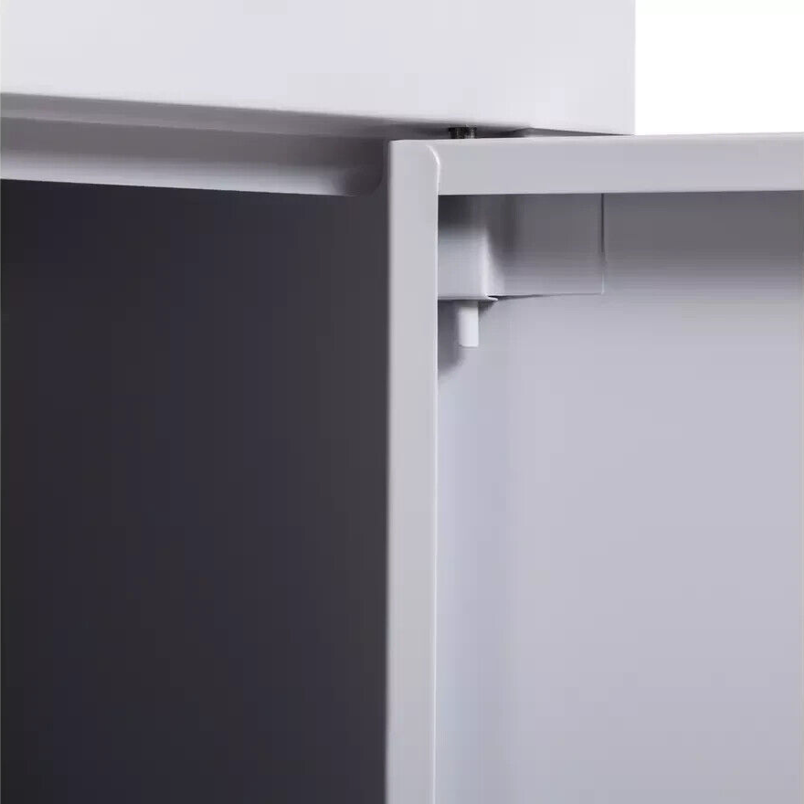 Habitat Tall 1 Door 4 Shelf Locker - Grey ( B Grade 33086 )
