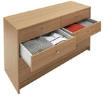 Home Malibu 8 Drawer Chest - Oak Effect | Smart Clothing Organization