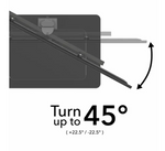AVF AR-UN60BB Up to 70 Inch TV Stand Black | Modern TV Entertainment Unit