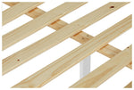 Aspley Small Double Wooden Bed Frame - White | Compact double bed