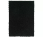 Habitat Cosy Black Shaggy Rug - 230x160cm | Soft Large Living Room Floor Carpet