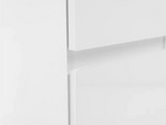 Home Jenson 5 Drawer Dressing Table Desk White Gloss | Bedroom Makeup Vanity
