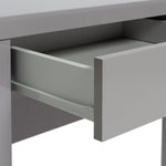Habitat Jenson Dressing Table Desk - Grey Gloss | Grey Gloss Desk Drawer Bedroom