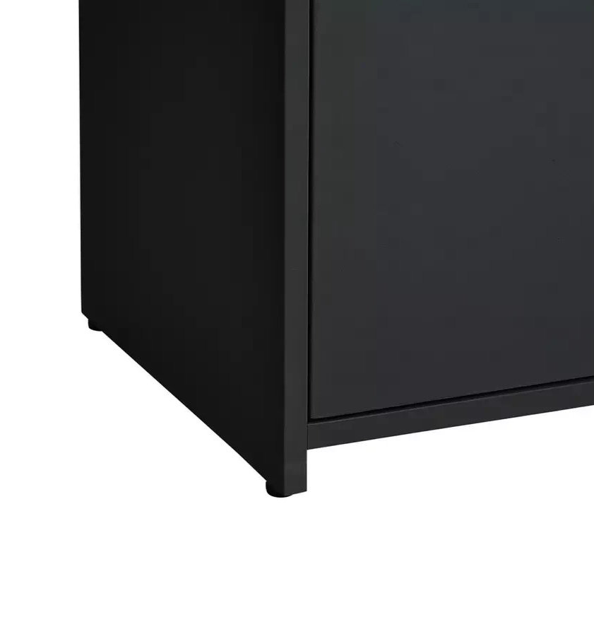 Prime Under Sink Unit Black | Bathroom Under Sink Storage Cabinet Furniture