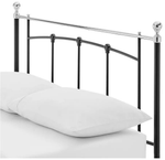 Home Yani Kingsize Metal Bed Frame Black | Sturdy Durable Mattress Support Base