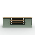 Home Winchester 2 Door TV Unit - Reed Green (B Grade)