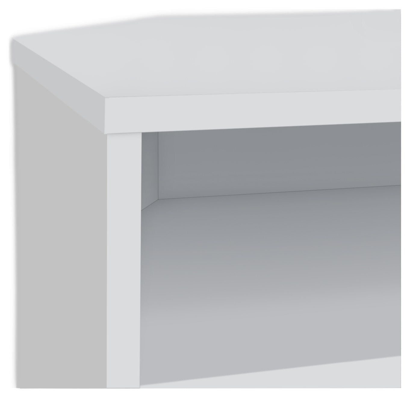 Home Corners 2 Door TV Unit - White | TV Stand with Storage