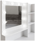 GFW Eva 2 Drawer Dressing Table With Stool - White | White vanity table