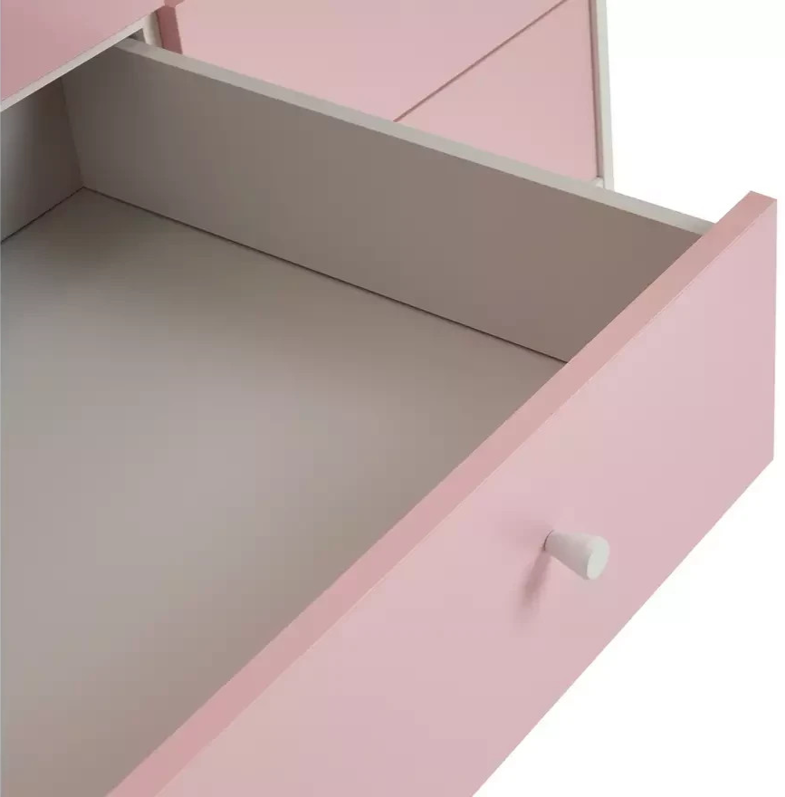 Kids Malibu 2 Door 4 Drawer Wardrobe - Pink (B GRADE 1076)