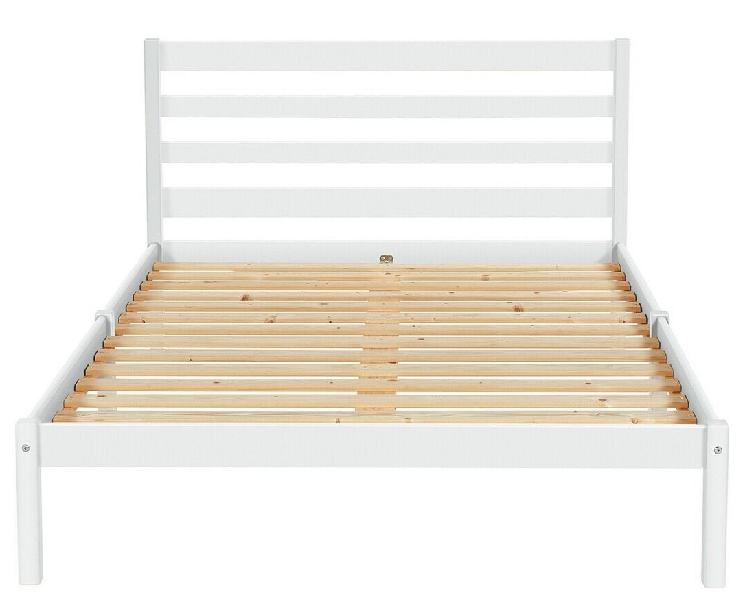 Kaycie Small Double Bed Frame - White ( B Grade 41772 )