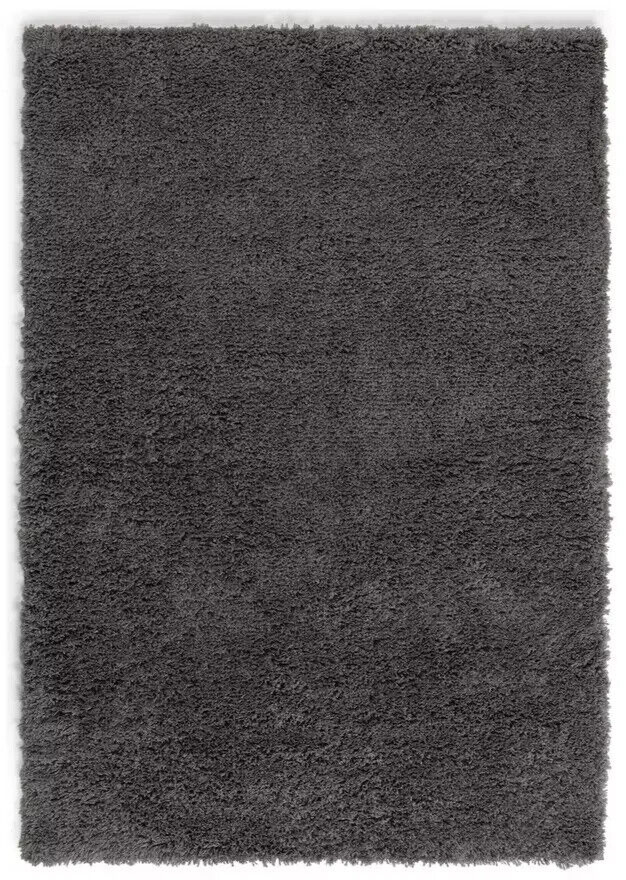 Habitat Recycled Cosy Plain Shaggy Rug - 160x230cm - Grey