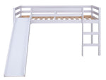Home Kaycie Mid Sleeper with Slide - White