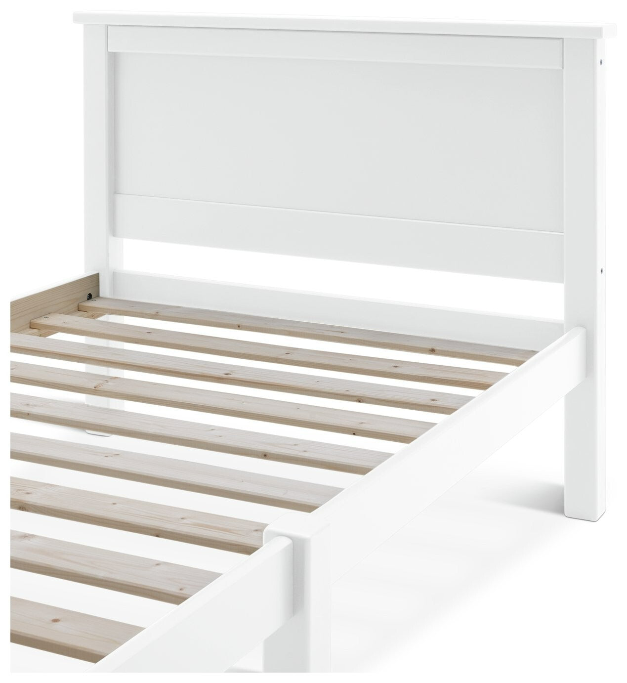 Habitat Brooklyn Single Bed Frame - White