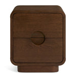 Adeje 2 Drawer Bedside Table - Walnut | Nightstand for bedroom