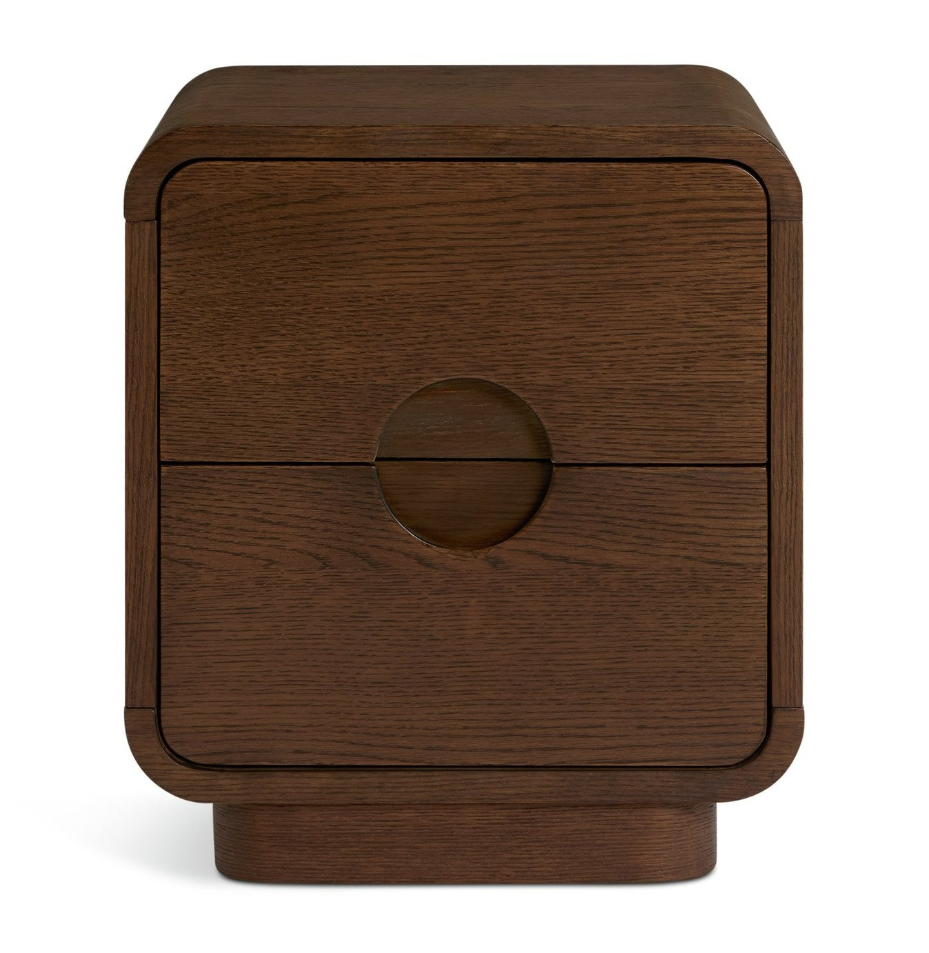 Adeje 2 Drawer Bedside Table - Walnut | Nightstand for bedroom
