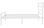 Home Avalon Double Metal Bed Frame - White | Sturdy Durable Frame For Bedroom