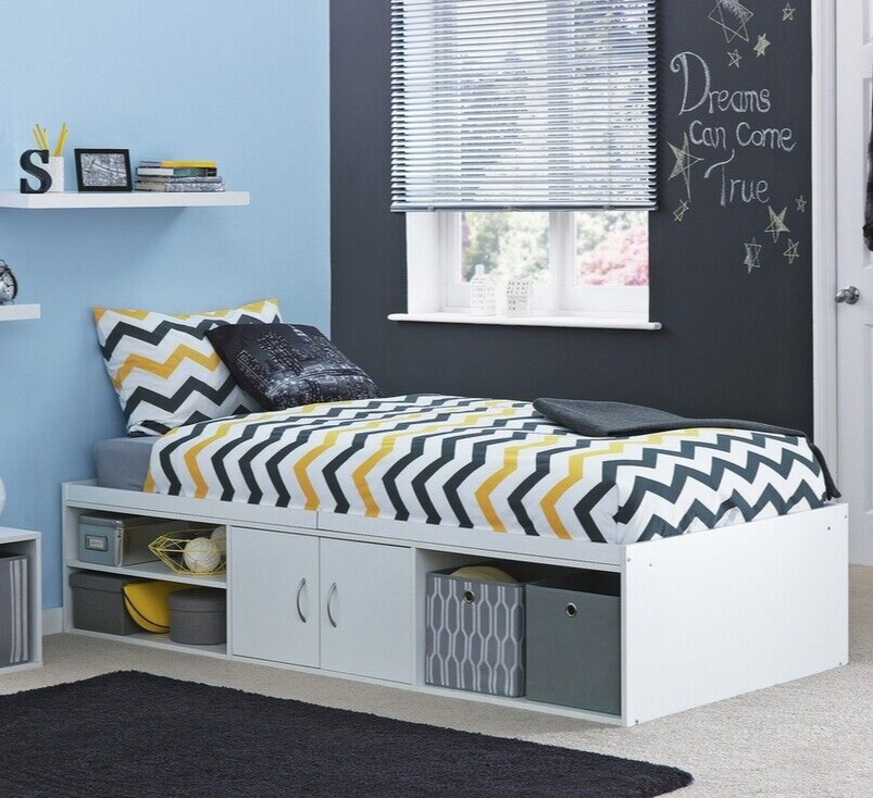 Freddie Cabin Bed Frame - White ( B Grade 53719 - 53723 - 53726 )