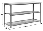 Home Loft Living 3 Tier Shoe Rack Oak & Black | Hallway Shoe Storage Organiser