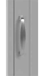 Original And Home Tongue & Groove Corner Wall Cabinet Grey | Bathroom Storage