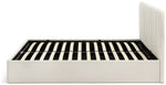Home Pandora Double End Lift Ottoman Bed - Cream | Lift-up storage bed