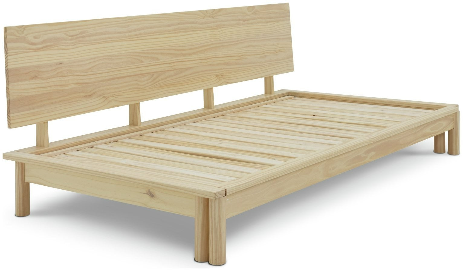 Akio Guest Bed Frame - Natural | Compact Spare Room Setup