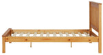 Aspley Small Double Wooden Bed Frame - Oak Stain