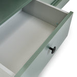 Home Winchester 2 Drawer Shelving Unit - Green | Organized Display Solution