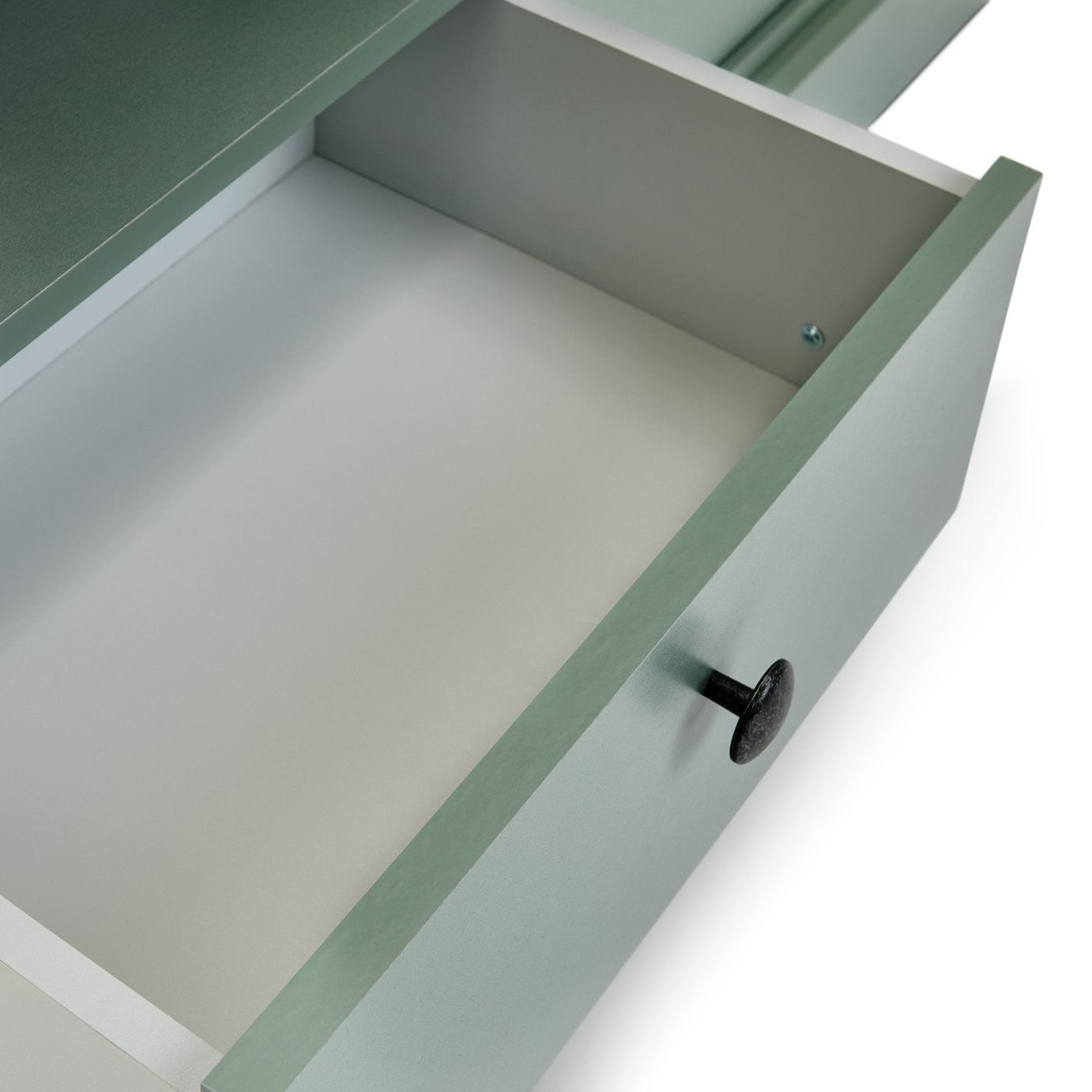 Home Winchester 2 Drawer Shelving Unit - Green | Organized Display Solution