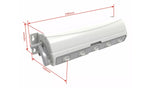 Home 35m 5 Line Retractable Outdoor Clothes Airer | Garden Washing Line Drying