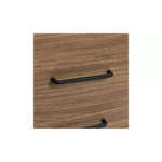 Oldham Wide 4 Drawer Chest - Walnut | Space-saving Bedroom Storage